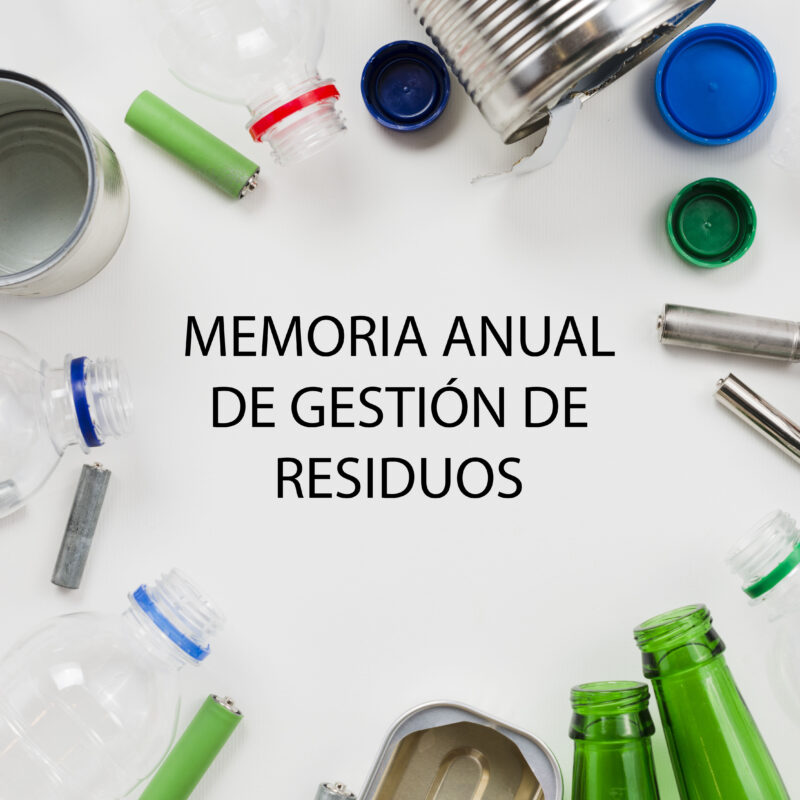 Memoria anual de gestión de residuos